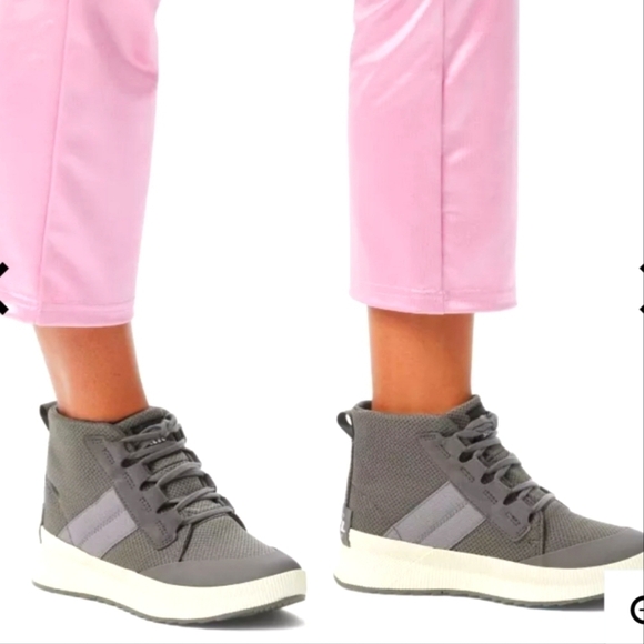 Sorel out n about III mid sneaker waterproof quarry sea salt 5 NWT - Picture 3 of 10